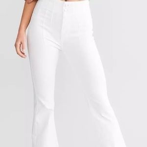 Free people jayde flare stretch pants size 28 NWT